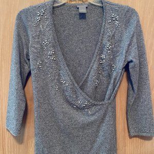 Silver Sparkly Sweater